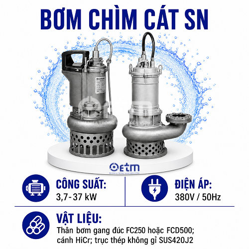 BƠM CHÌM CÁT SN